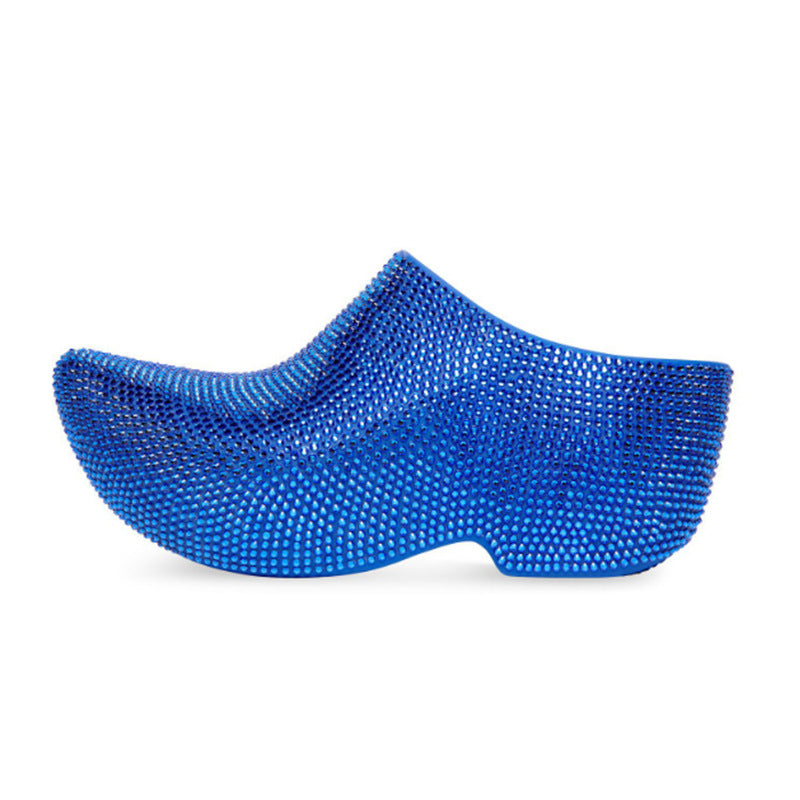 Femme dekorative med strass dekorerede clogs Stilla