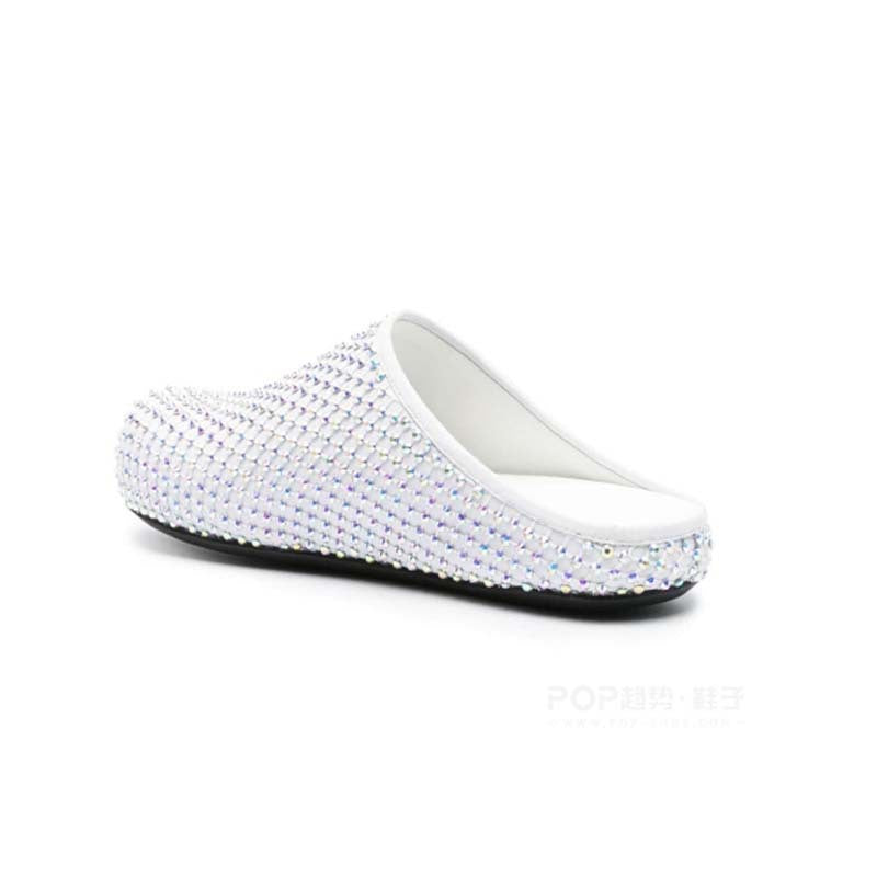 Femme med strass dekorerede slippers mules Stilla