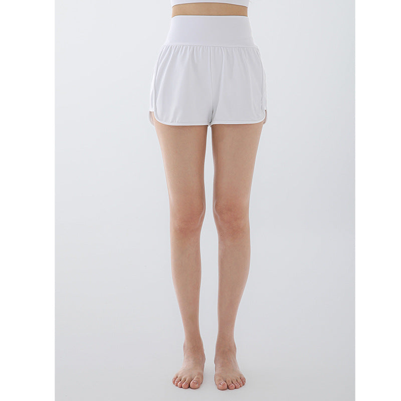 Dame Sporty Shorts med høj talje og sideslids Stilla