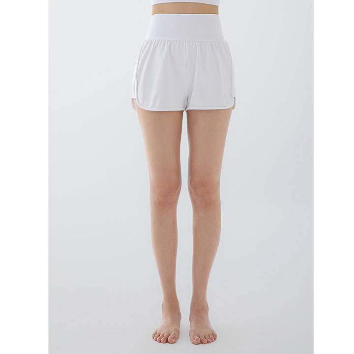 Dame Sporty Shorts med høj talje og sideslids Stilla