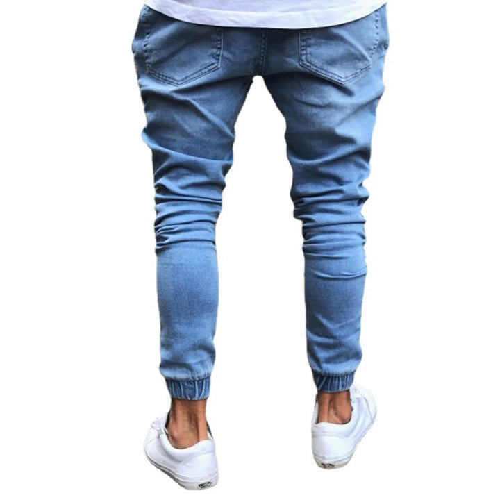 Herrer Komfortable Slim-Fit Joggingbukser med elastisk talje Stilla
