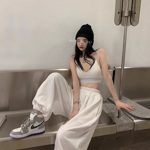 Kvinderneskomfortable og stilfulde cropped sports top Stilla