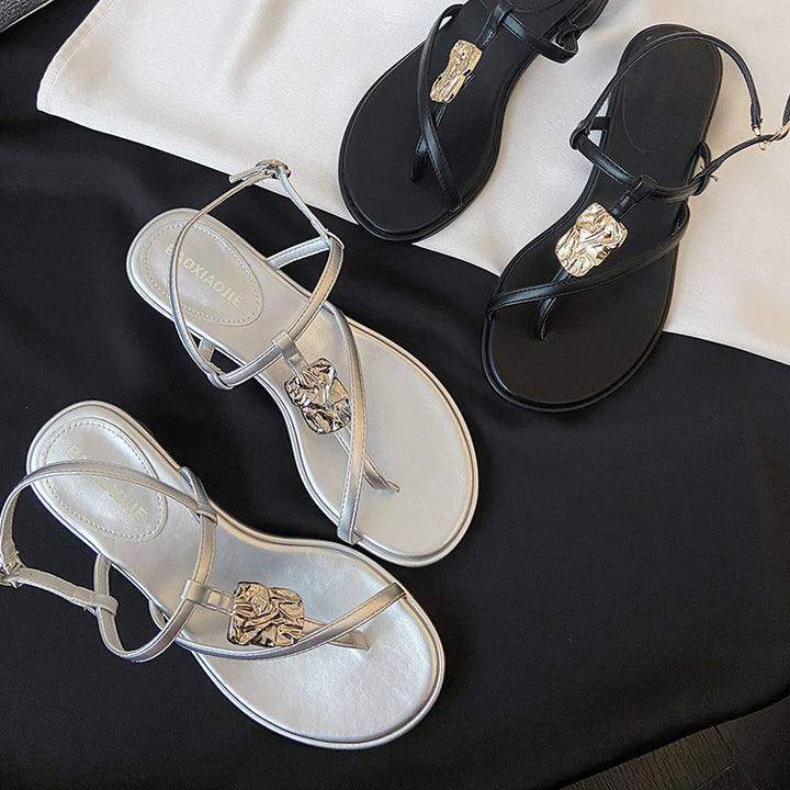 Femme Elegante Strappy Blokhælsandaler Stilla