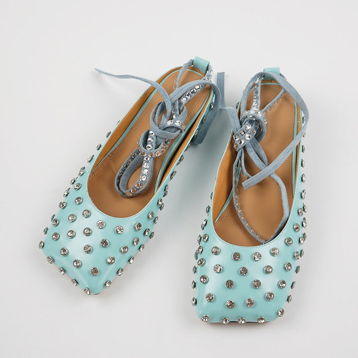 Femme Dekoreret Flade Mules Stilla