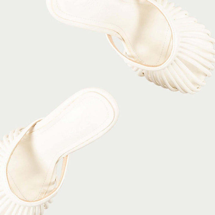 Femme Elegante Open-Toe Slingback Mules Stilla