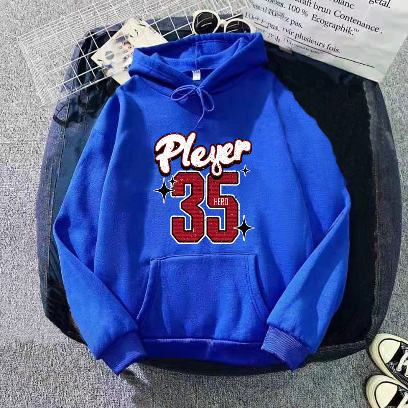 Kvindelig hætte sweatshirt med kreativ basketball design Skovae