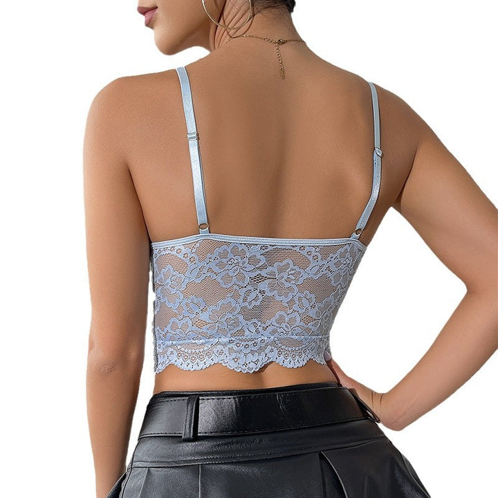 Dame Spids-Bustier med elegant design og sart sløjfeudsmykning Stilla