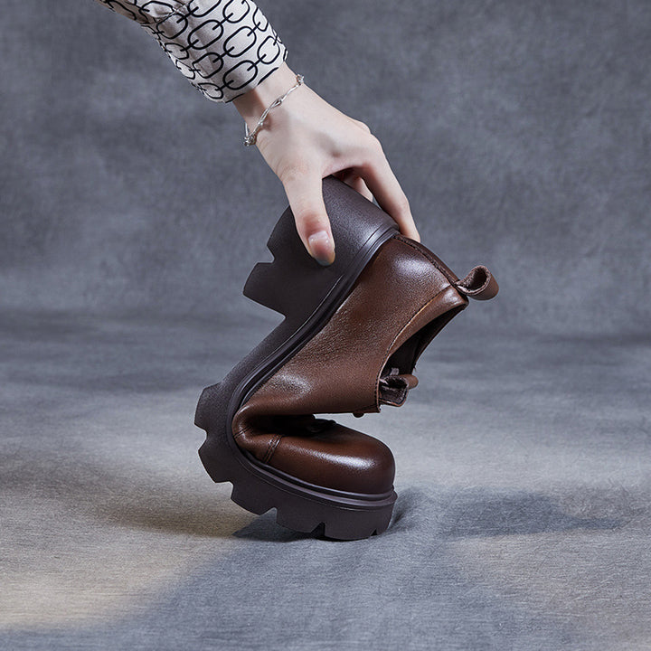 Dame Chunky-sål Snørebånd Sneakers med forhøjet platform Stilla