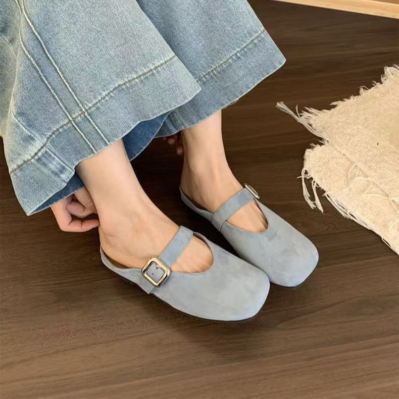 Dame Stilfulde Chunky Hælede Slide Mules Stilla