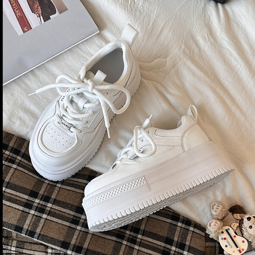 Femme Chunky Platform Snørebånd Sneakers Stilla