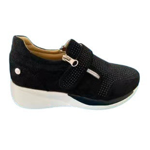 Dame Sneakers med åndbart overmateriale og innovativ lukning Stilla