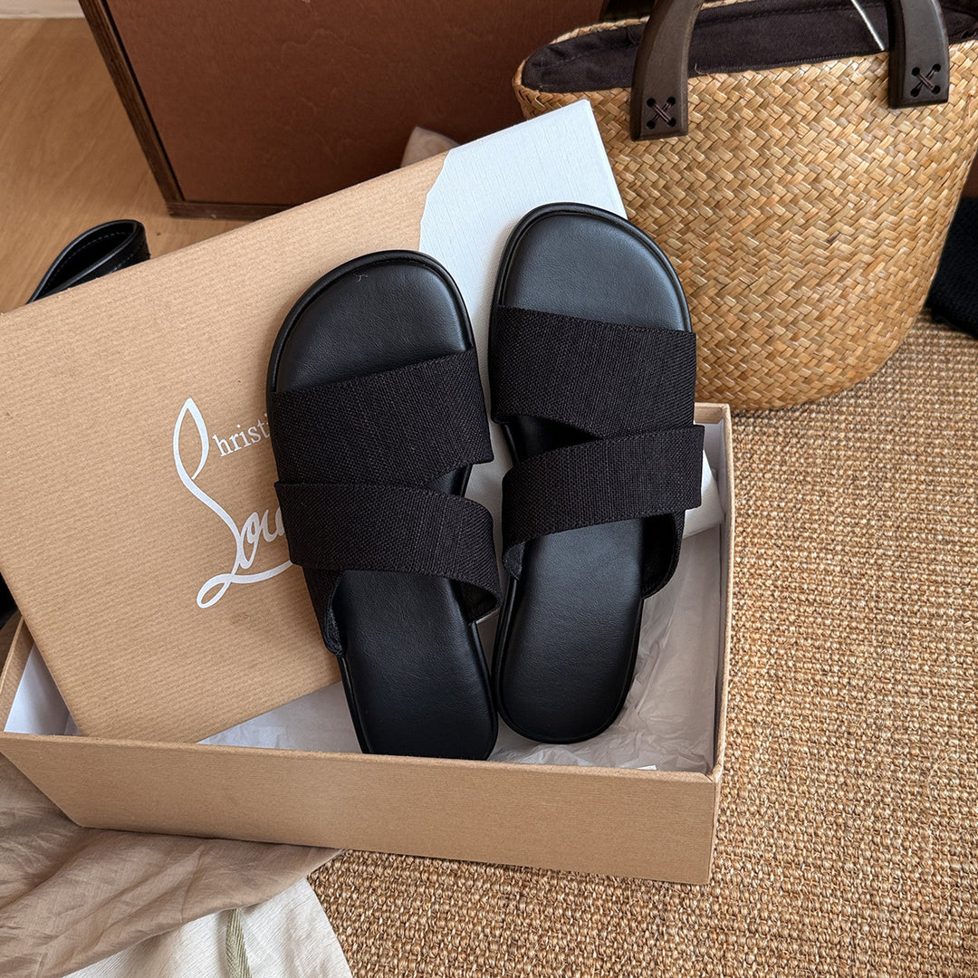 Femme Fritid Slide Sandaler Stilla