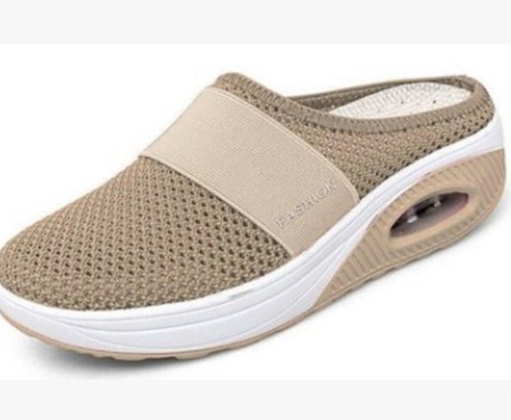 Dame Komfortable Wellness-Sandaler med luftig Mesh-overflade og dæmpende sål Stilla