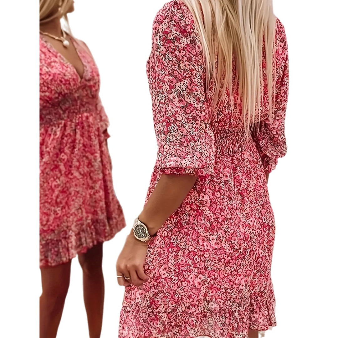 Dame blomsterkjole i Boho-stil Stilla