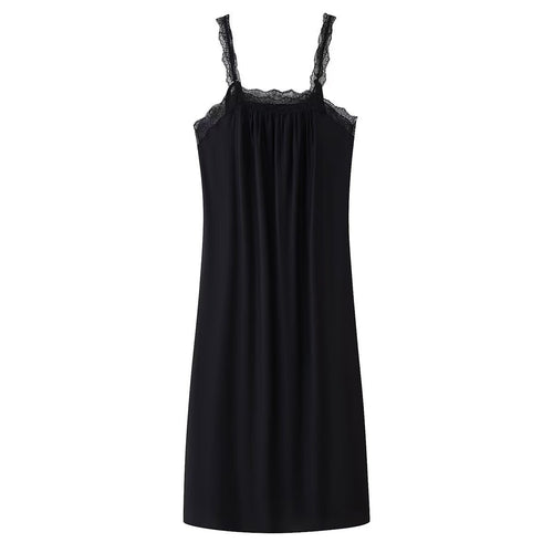 Femme Spidsbesat Silke-Cami-Kjole Stilla