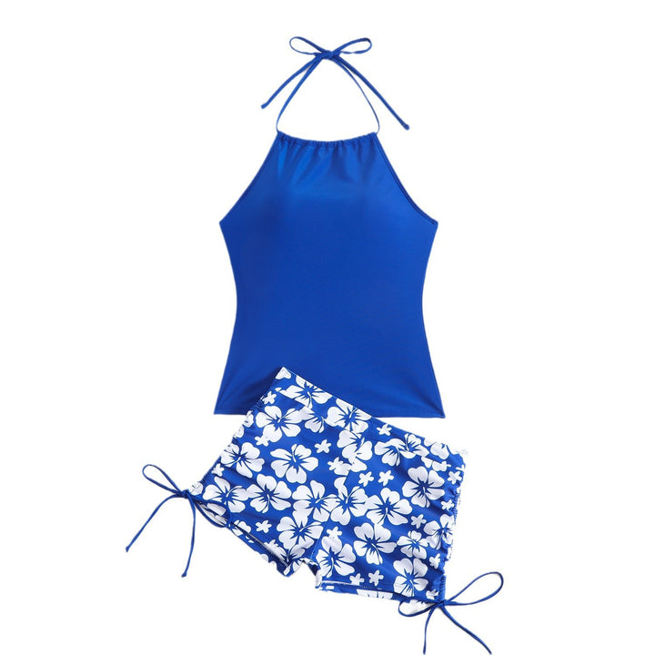 Dame Tankini-sæt med justerbare stropper og moderne shorts-design Stilla