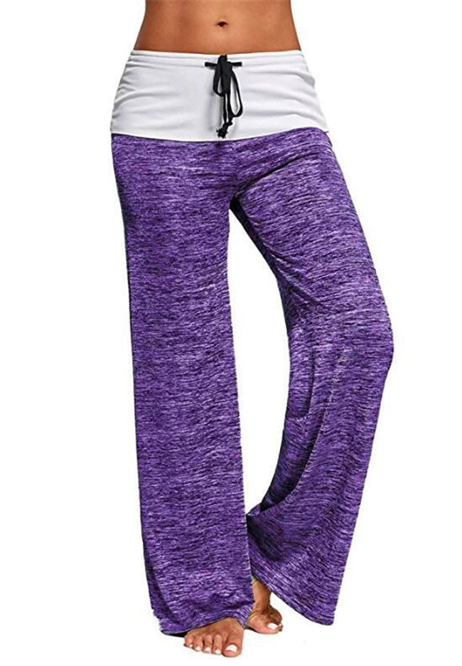 Dame yogabukser med høj elastisk liv og blødt materiale Stilla