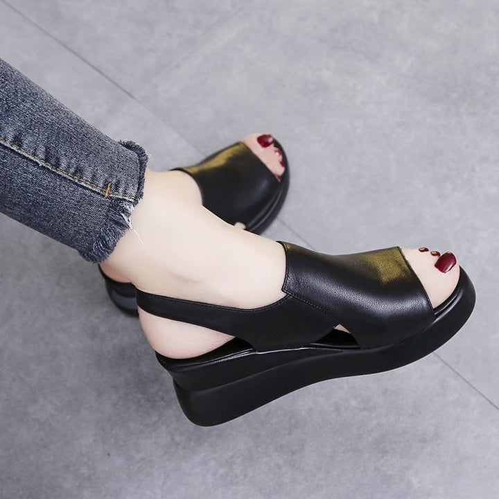 Dame Slingback Platform Sandaler Stilla