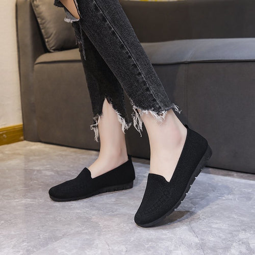Dame elastiske Slippers med åndbart overmateriale Stilla