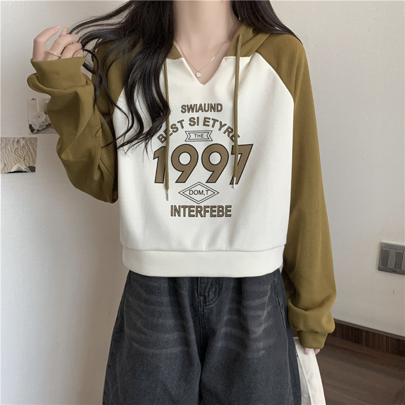 Femme Cropped Hoodie Stilla