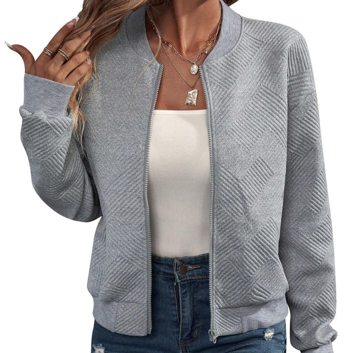 Dame elegant bomberjakke med struktureret design og fashionable accenter Stilla