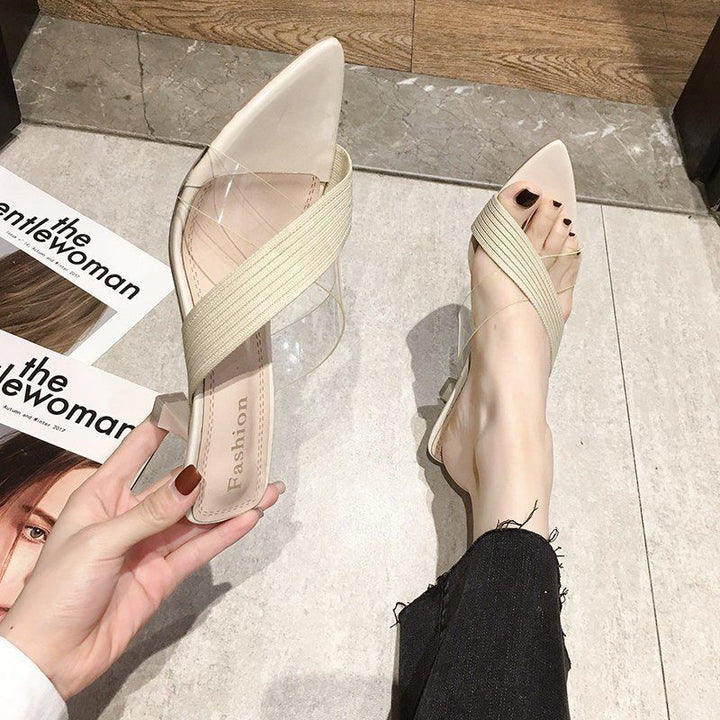 Dame åbne Mules med elegant remdesign og komfortabel sål Stilla