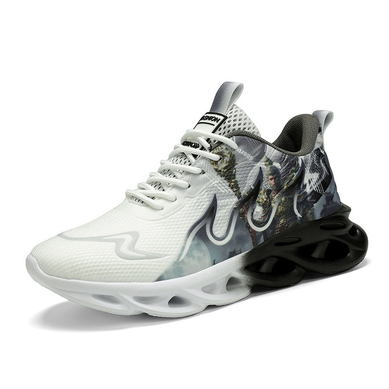 Herrer Grafik Performance Sneakers Stilla