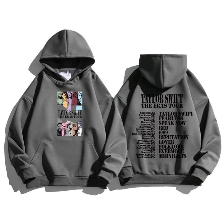 Kvinders hoodie med kunstnerisk motiv og inspirerende oplysning Skovae