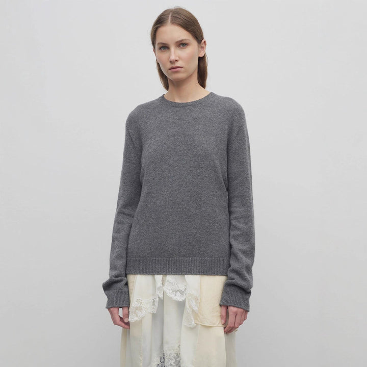 Damer finstrikket sweater lavet af høj kvalitet uld Stilla