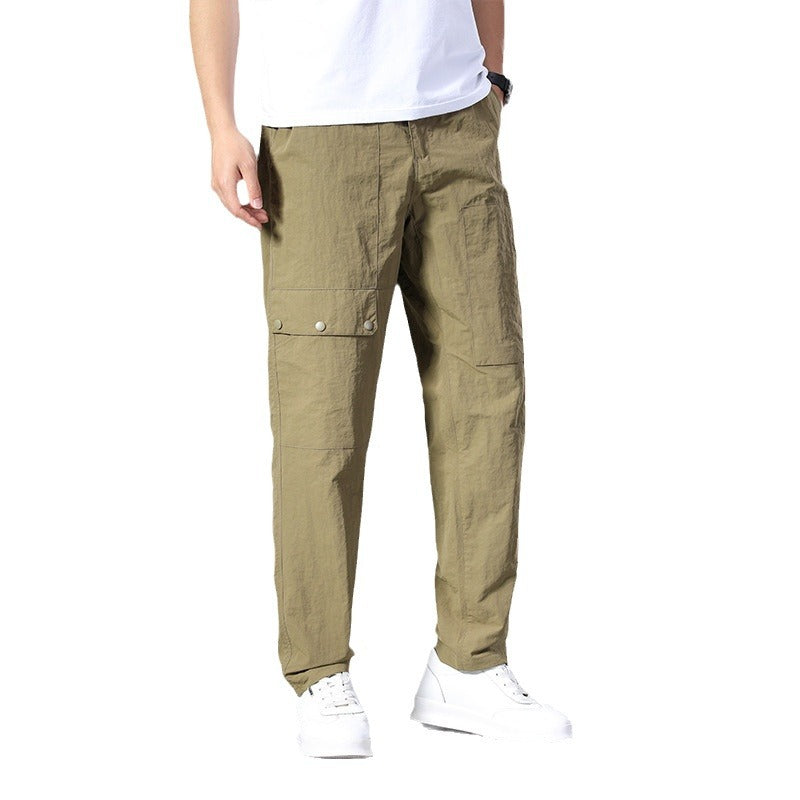 Herrer Cargo-arbejdsshorts med funktionelle lommer og let materiale Stilla
