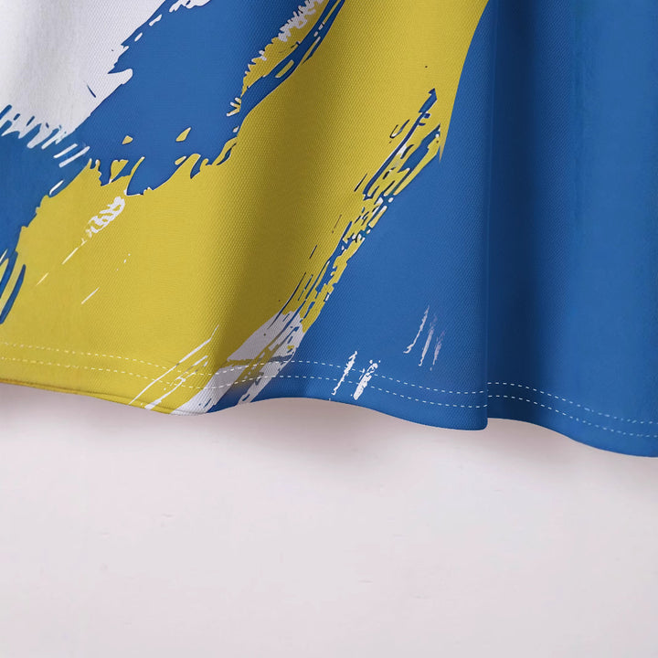 Herrer polo skjorte med moderne farvegradient og struktureret detalje Stilla