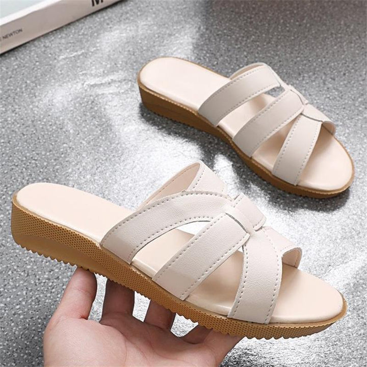 Dame Komfortable Riemensandaletter med ergonomisk fodseng og skridsikker sål Stilla