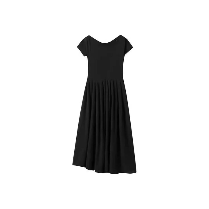 Dame Elegant maxikjole med flydende snit og smigrende draperingsdesign Stilla