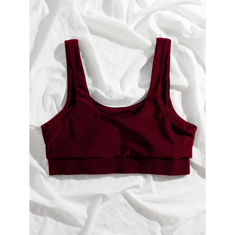 Dame Sporty Crop-Top BH Skovae