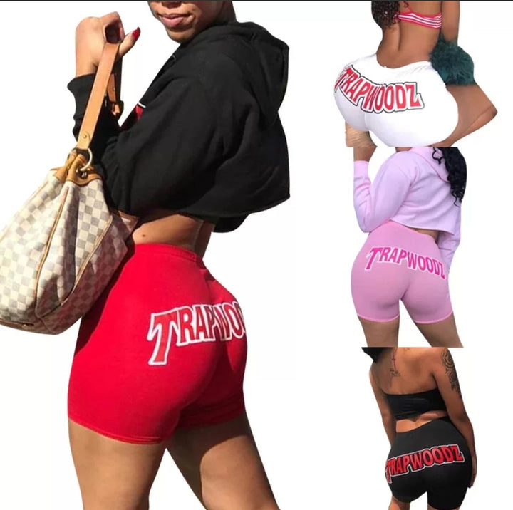 Dame Bandeau-top og cykelshorts sæt Skovae