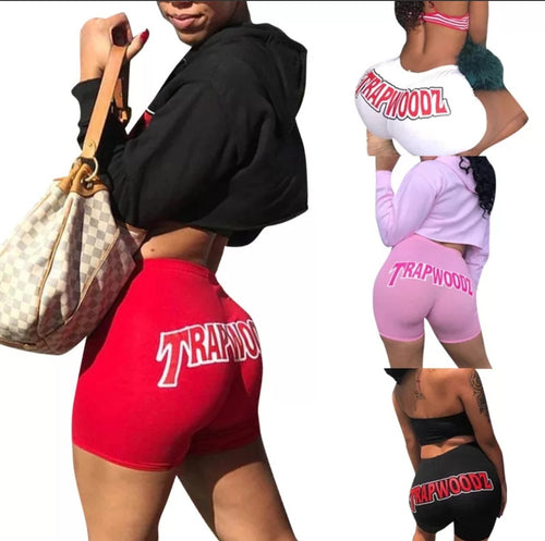 Dame Bandeau-top og cykelshorts sæt Skovae