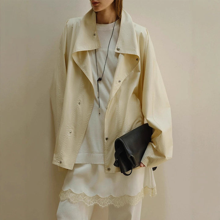 Dame elegant overgangsjakke i oversized snit Stilla