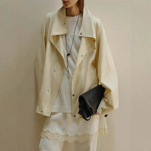 Dame elegant overgangsjakke i oversized snit Stilla