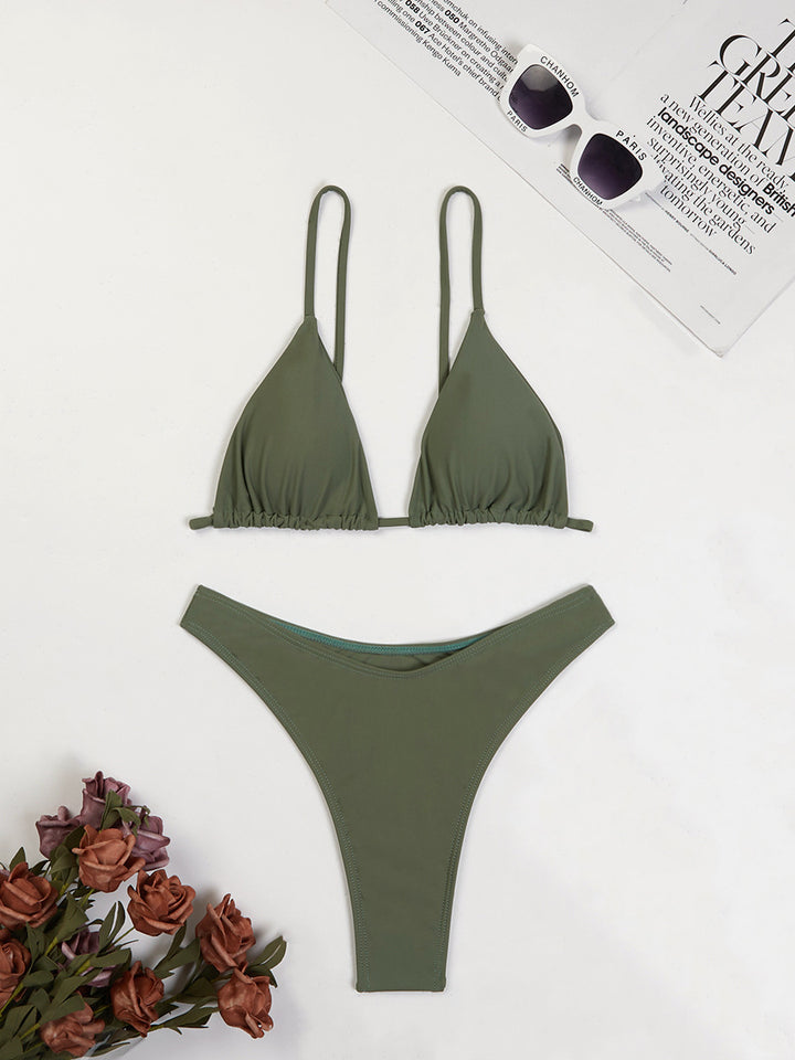 Femme Trekant-Udsnit Bikini Sæt Stilla