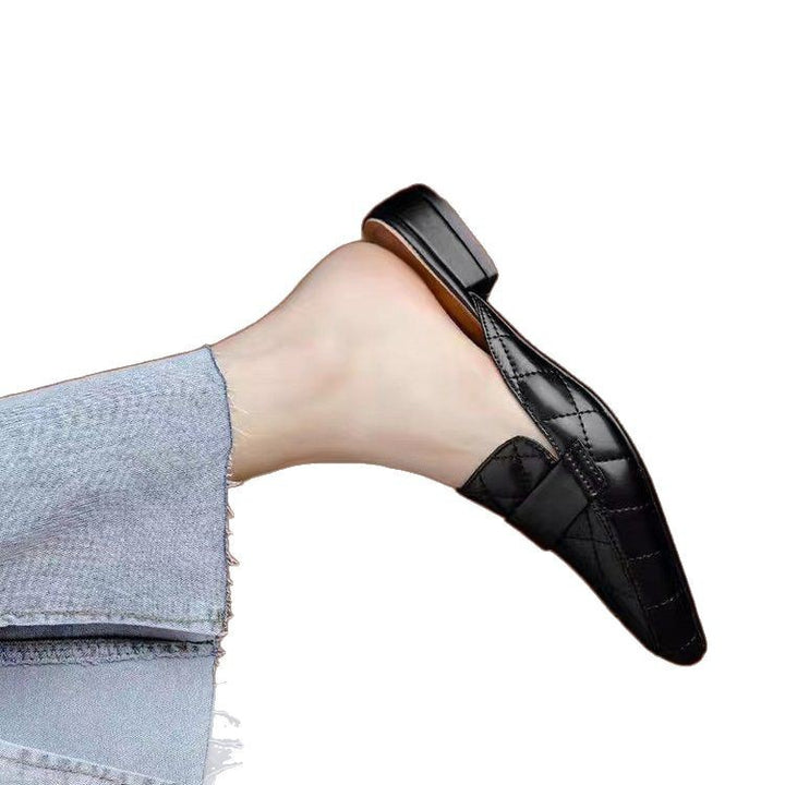 Dame elegante mules med moderigtigt kviltedesign og komfortabelt fodbund Stilla