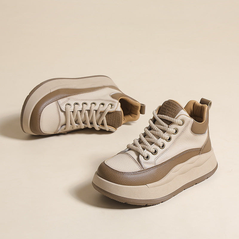 Dame Chunky Sneakers med åndbart overtøj og skridsikker sål Stilla