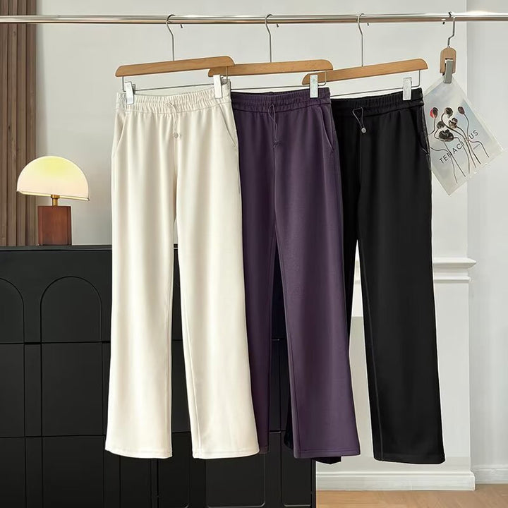 Kvinders sporty fritidsbukser med elastisk talje og sidelommer Stilla