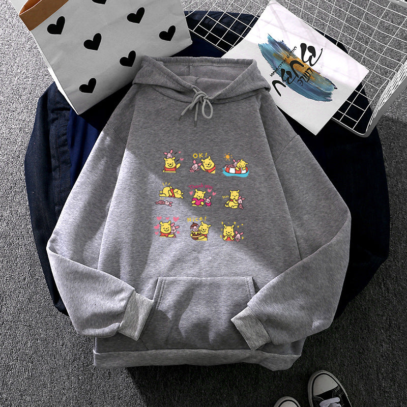 Dame hoodie med unikt Pikachu motiv Stilla
