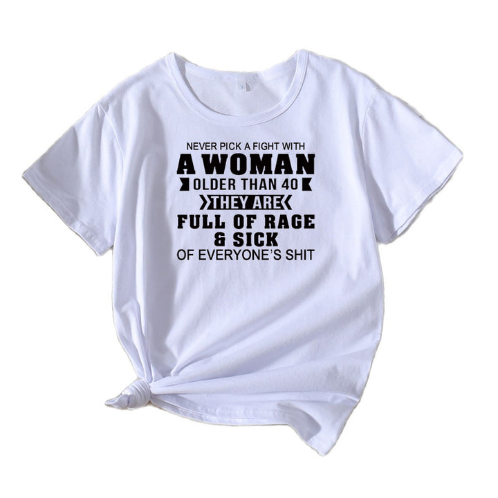 Kvinder Komisk Udtalelse T-Shirt Stilla