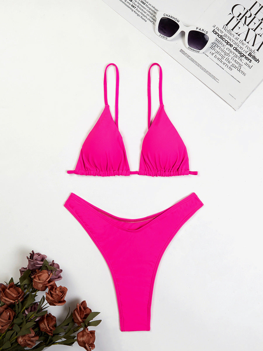 Femme Trekant-Udsnit Bikini Sæt Stilla