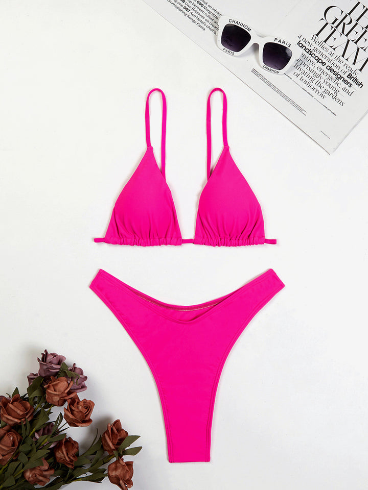 Femme Trekant-Udsnit Bikini Sæt Stilla
