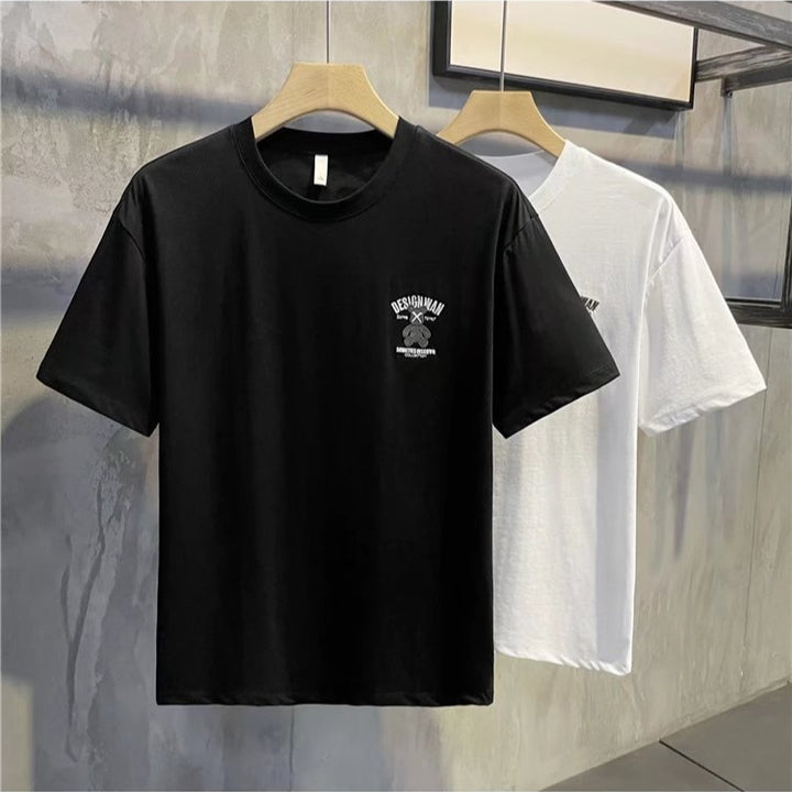Dame T-shirt med højkvalitets og moderne grafisk tryk Stilla