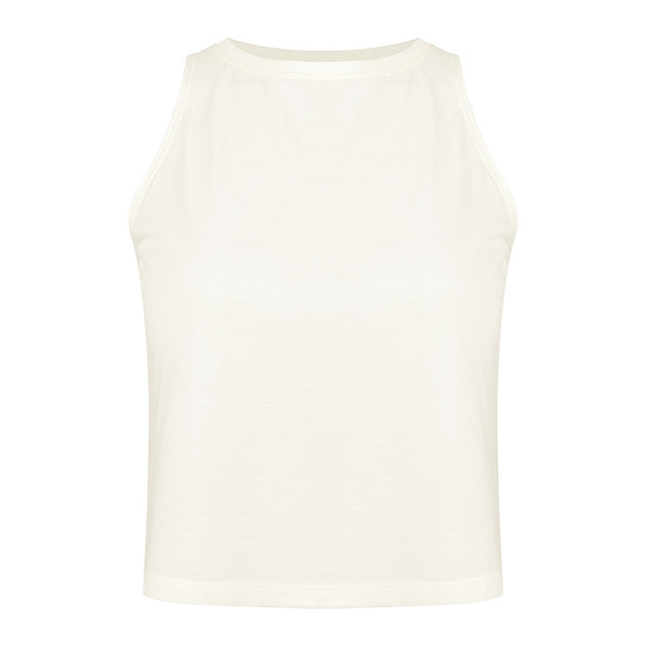 Damer Sporty Crop-Top med åndbart materiale og komfortabel pasform Stilla