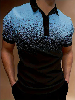Herrer-gradient-tryk-performance-polo-shirt Stilla