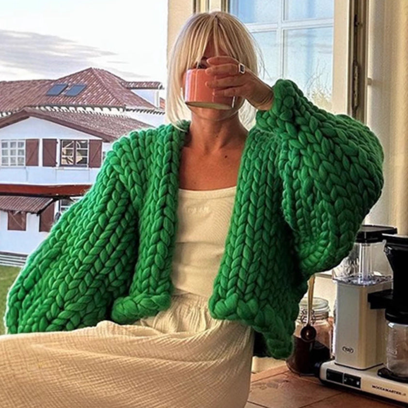 Dame Chunky Cardigan Stilla
